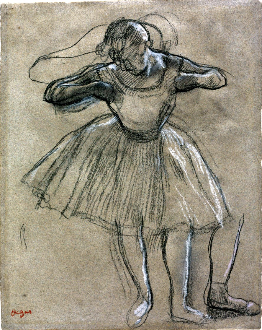 Degas Dancer Making Points  French Paintings and Pastels 16001945